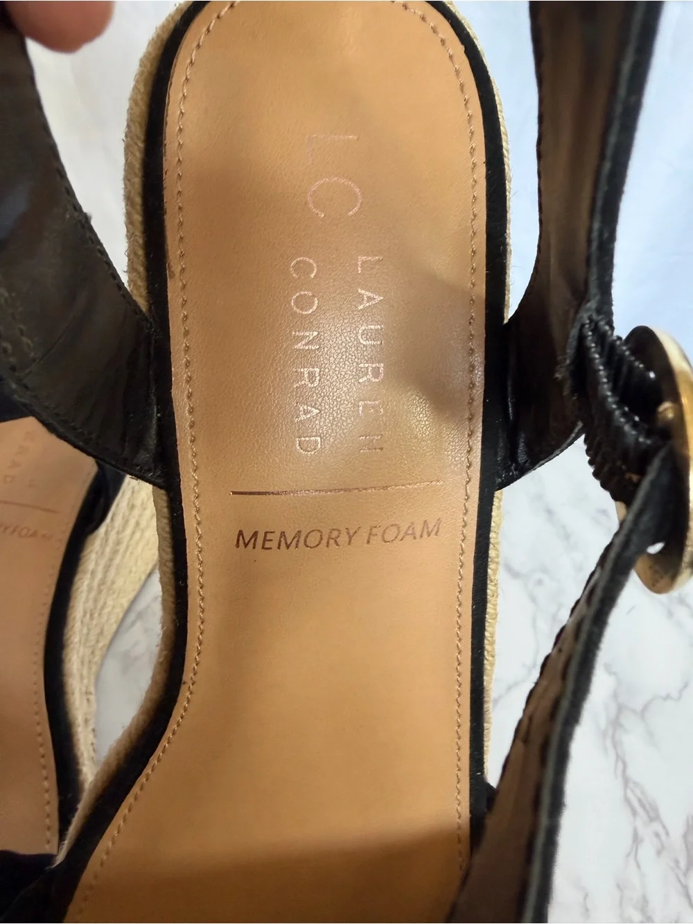 LC Lauren Conrad Yuki Women's Wedge Sandals